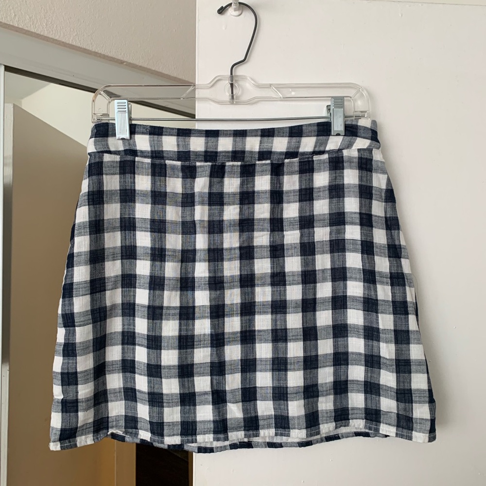 Forever 21 Checkered High Waisted Mini Skirt